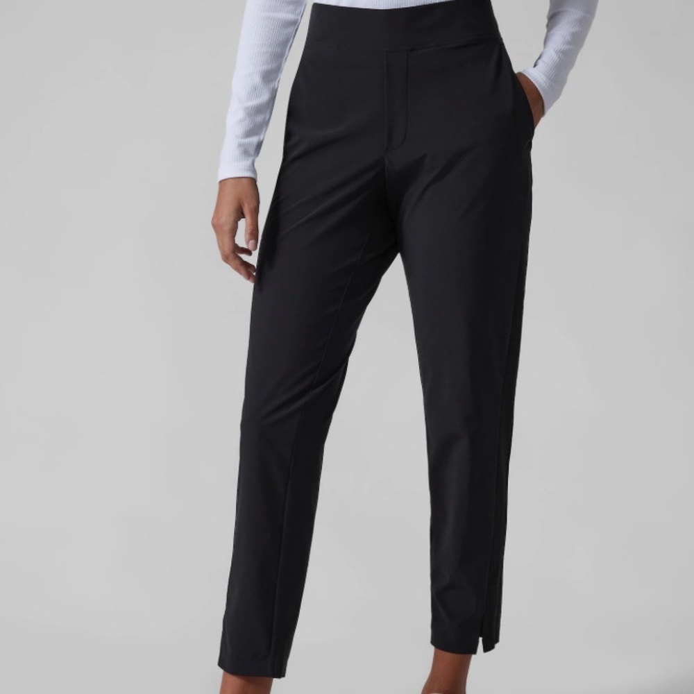 Athleta Black Brooklyn Ankle Pant 10 Petite NWT
